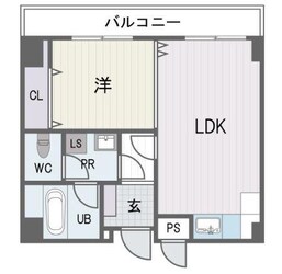 クリエイト西公園の物件間取画像